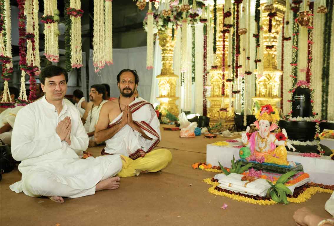 Ganesh Pooja and Abhishek